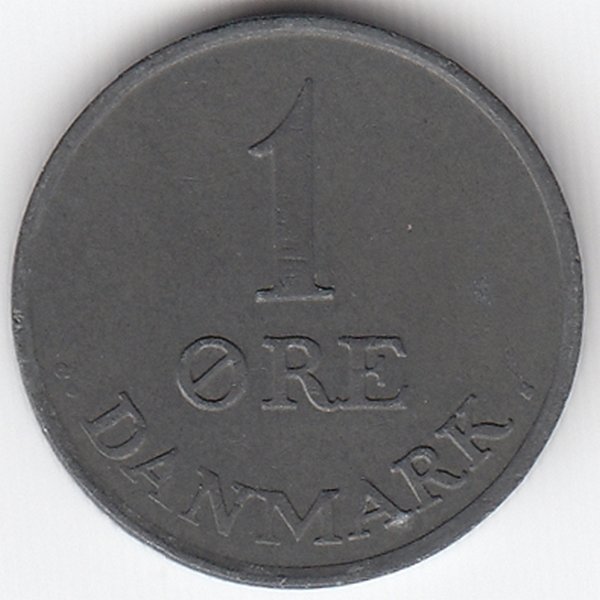 Дания 1 эре 1962 год