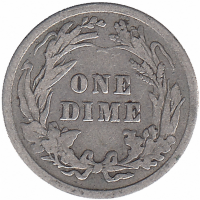 США 10 центов 1910 год