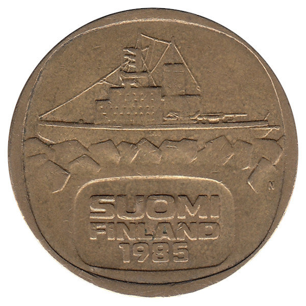 Финляндия 5 марок 1985 год 