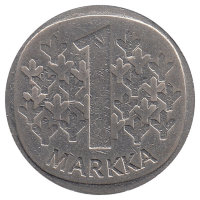 Финляндия 1 марка 1977 год