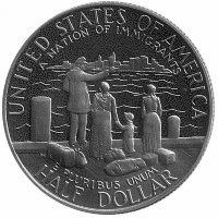 США 1/2 доллара 1986 год (Proof)