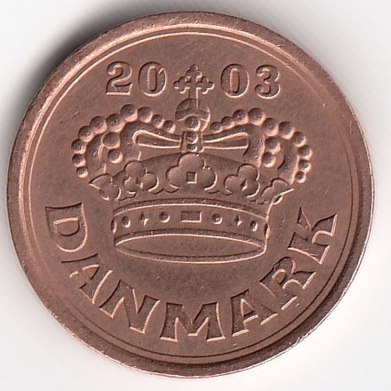 Дания 25 эре 2003 год