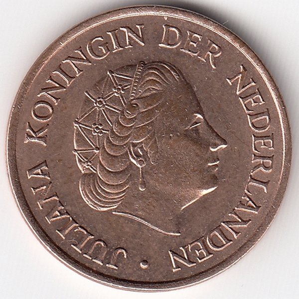 Нидерланды 5 центов 1974 год
