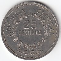 Коста-Рика 25 сентимо 1978 год
