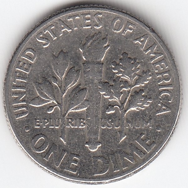 США 10 центов 1974 год (D)