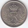 Дания 25 эре 1955 год