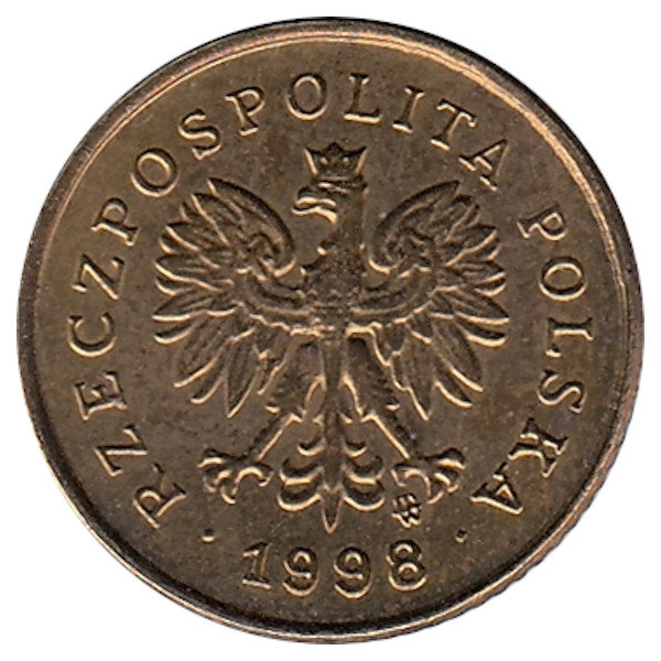 Польша 1 грош 1998 год