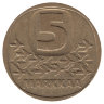Финляндия 5 марок 1989 год 