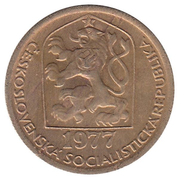 Чехословакия 20 геллеров 1977 год