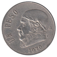 Мексика 1 песо 1970 год