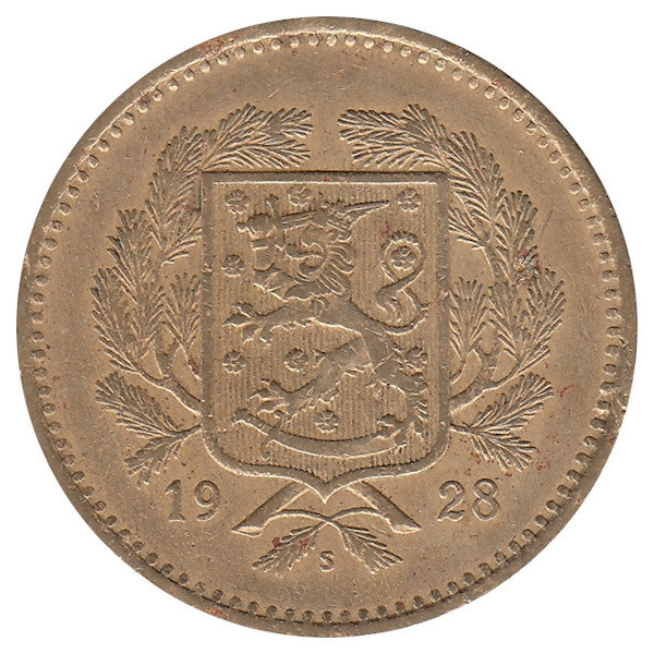 Финляндия 10 марок 1928 год 