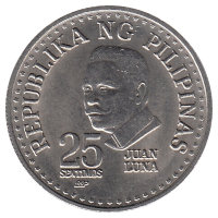 Филиппины 25 сентимо 1982 год