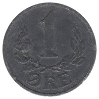 Дания 1 эре 1942 год