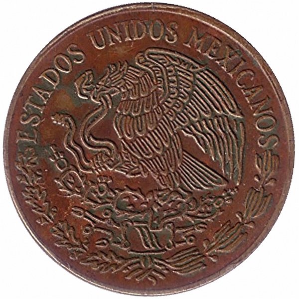 Мексика 5 сентаво 1975 год