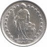 Швейцария 1/2 франка 1963 год