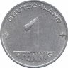 ГДР 1 пфенниг 1953 год (A)