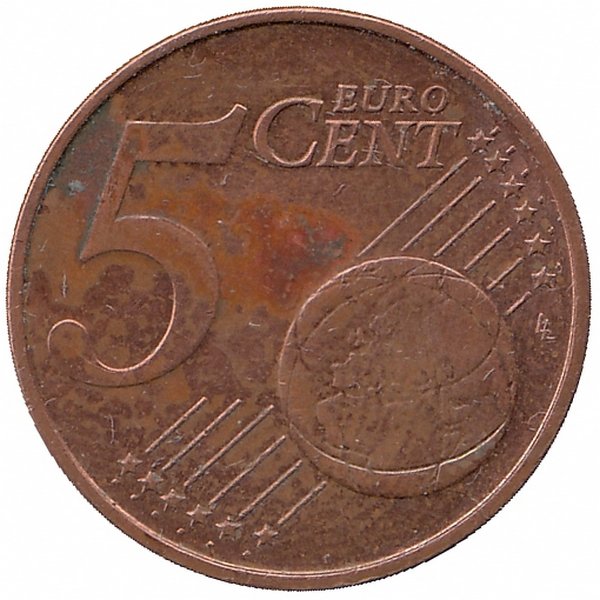 Нидерланды 5 евроцентов 2019 год