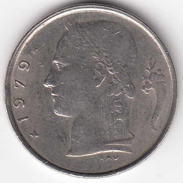Бельгия (Belgie) 1 франк 1979 год