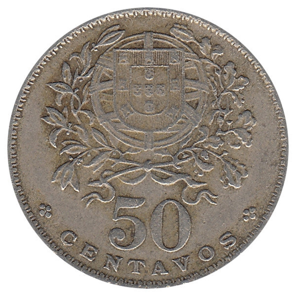 Португалия 50 сентаво 1962 год