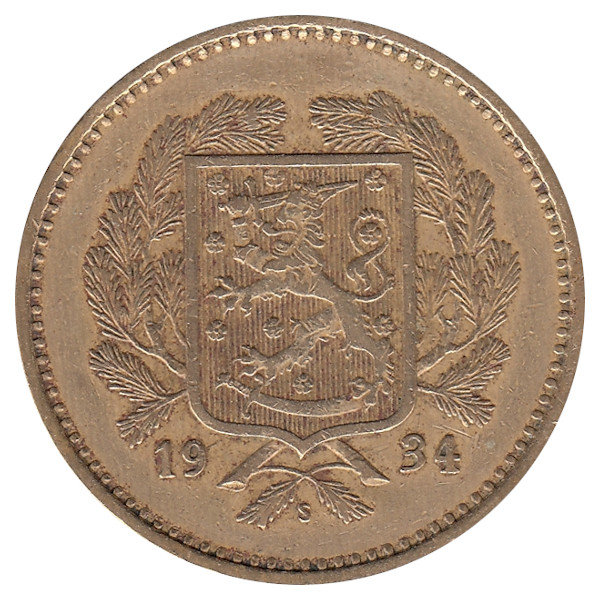 Финляндия 10 марок 1934 год