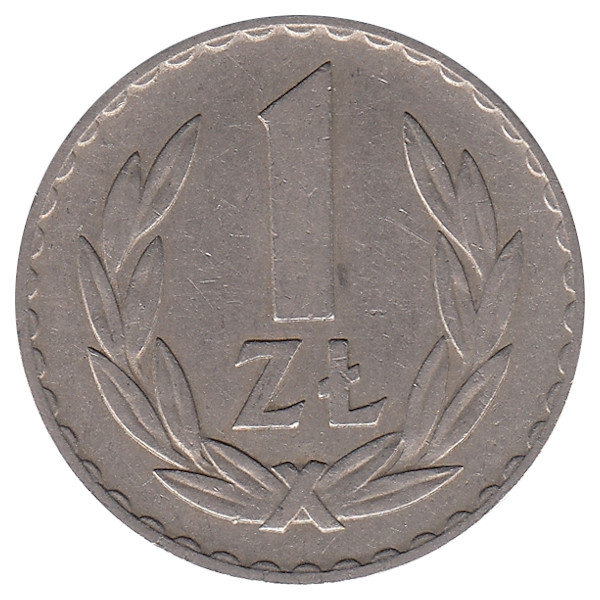Польша 1 злотый 1949 год (никель)