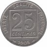 Франция 25 сантимов 1903 год