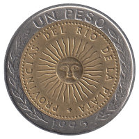 Аргентина 1 песо 1995 год (А)