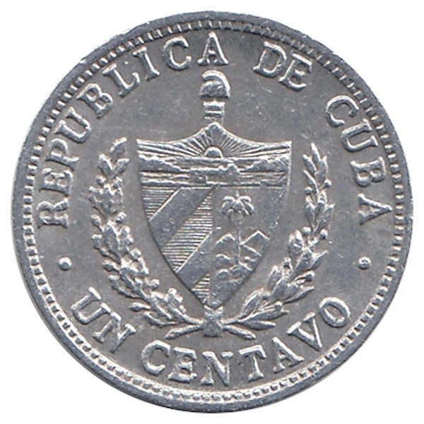 Куба 1 сентаво 1963 год