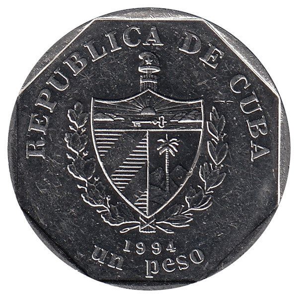 Куба 1 песо 1994 год
