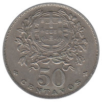 Португалия 50 сентаво 1967 год