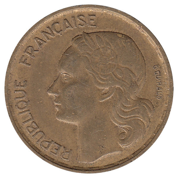 Франция 20 франков 1953 год (В) 