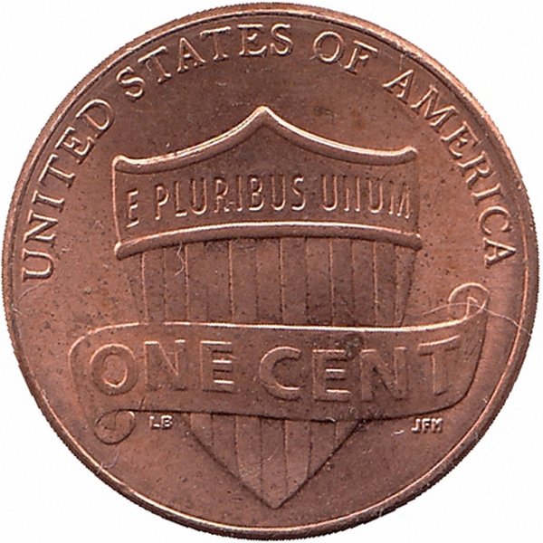 США 1 цент 2011 год (D)