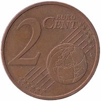 Франция 2 евроцента 2003 год