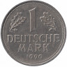 ФРГ 1 марка 1990 год (D)