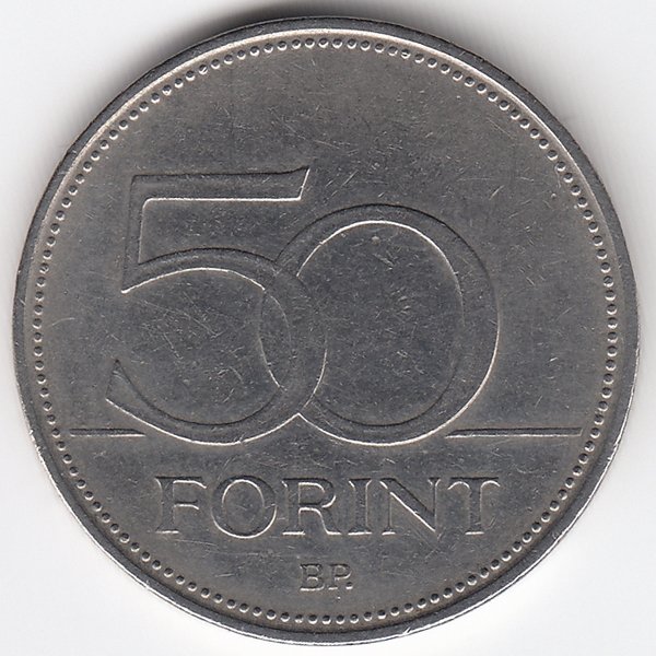 Венгрия 50 форинтов 1995 год