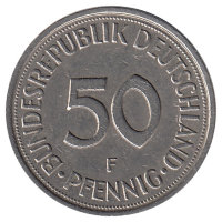 ФРГ 50 пфеннигов 1978 год (F)