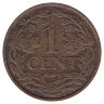Нидерланды 1 цент 1925 год