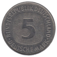 ФРГ 5 марок 1992 год (А)
