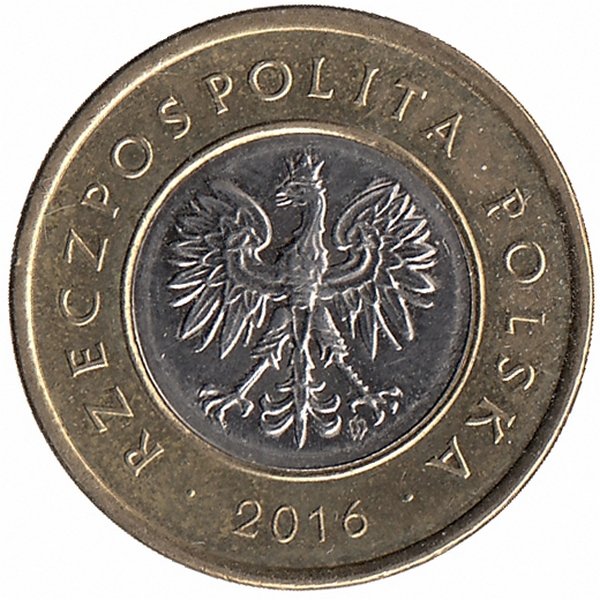 Польша 2 злотых 2016 год