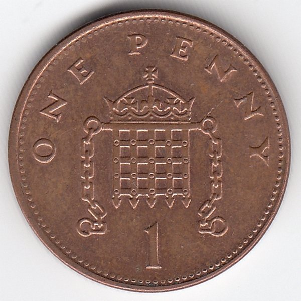 Великобритания 1 пенни 1994 год
