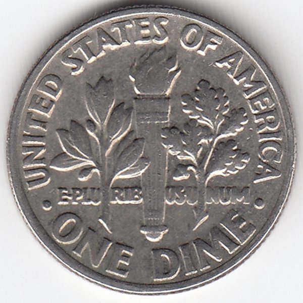 США 10 центов 1984 год (P)