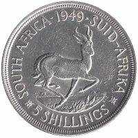 ЮАР 5 шиллингов 1949 год