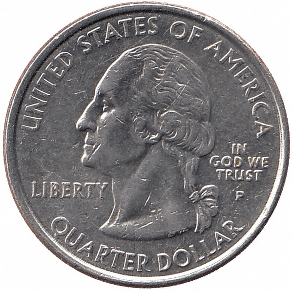 США 25 центов 2001 год (P). Кентуки.