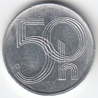 Чехия 50 геллеров 2003 год