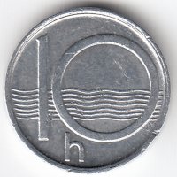 Чехия 10 геллеров 1994 год