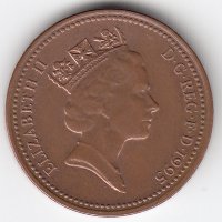 Великобритания 1 пенни 1995 год