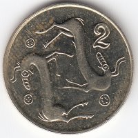 Кипр 2 цента 1994 год