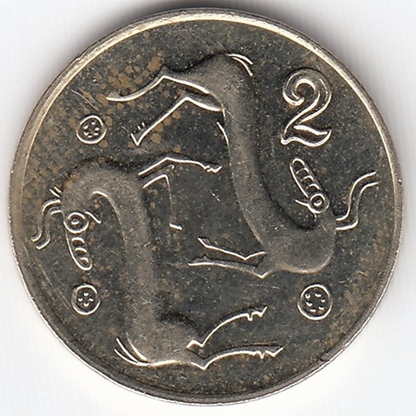 Кипр 2 цента 1994 год