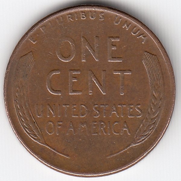 США 1 цент 1957 год (D)