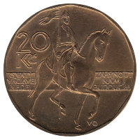Чехия 20 крон 2002 год